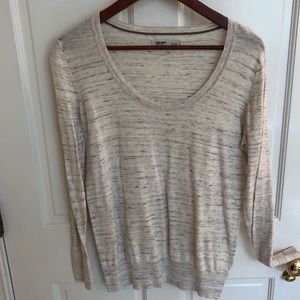 GUC! Old Navy Cream & Brown Sweater